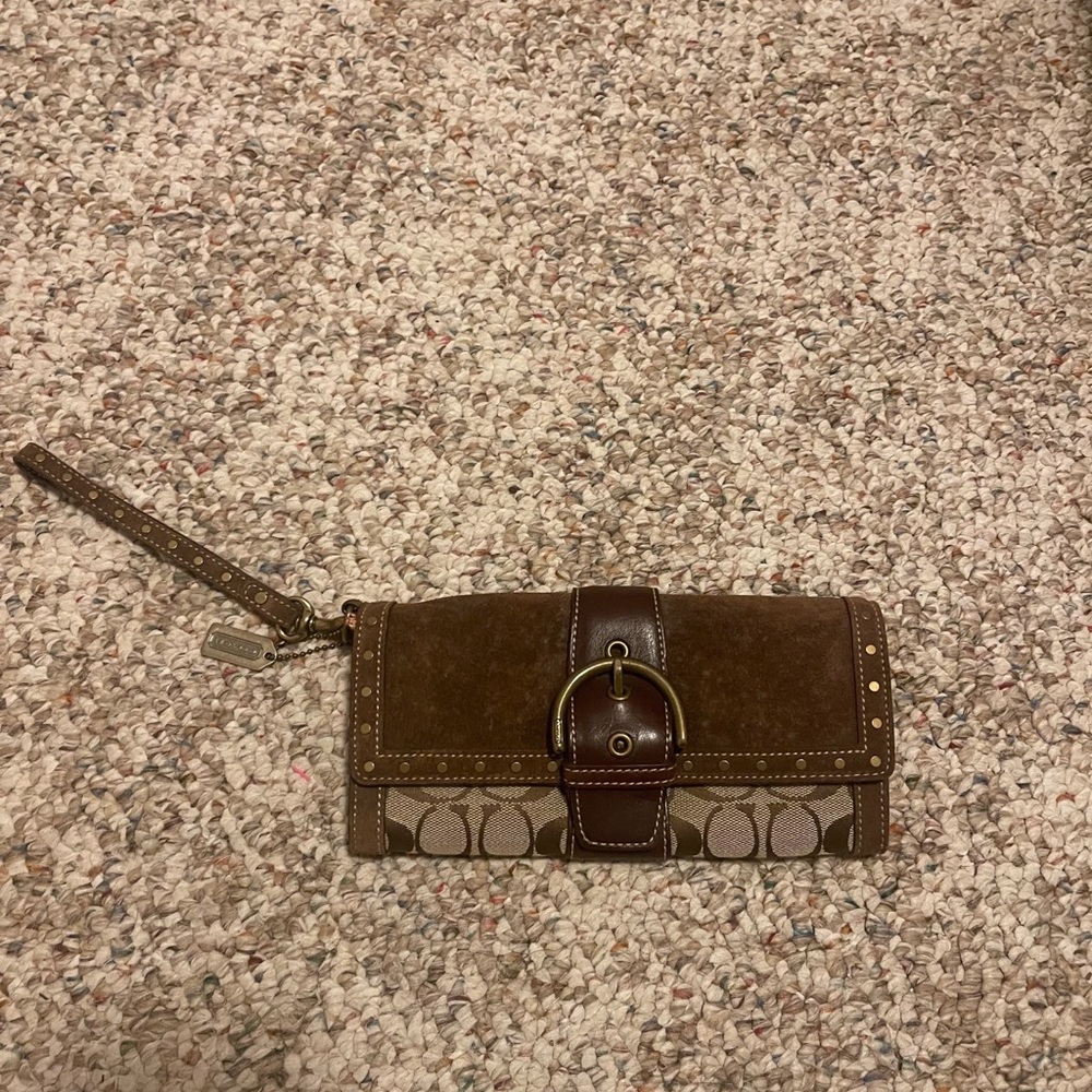 Coach Studded Wristlet